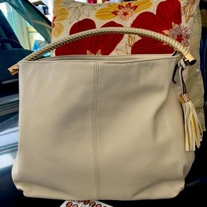 Vegan leather hobo style bag